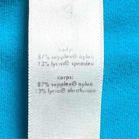 Lucy Aqua Asymmetrical Zip Activewear Moto Jacket - Picture 10 of 10